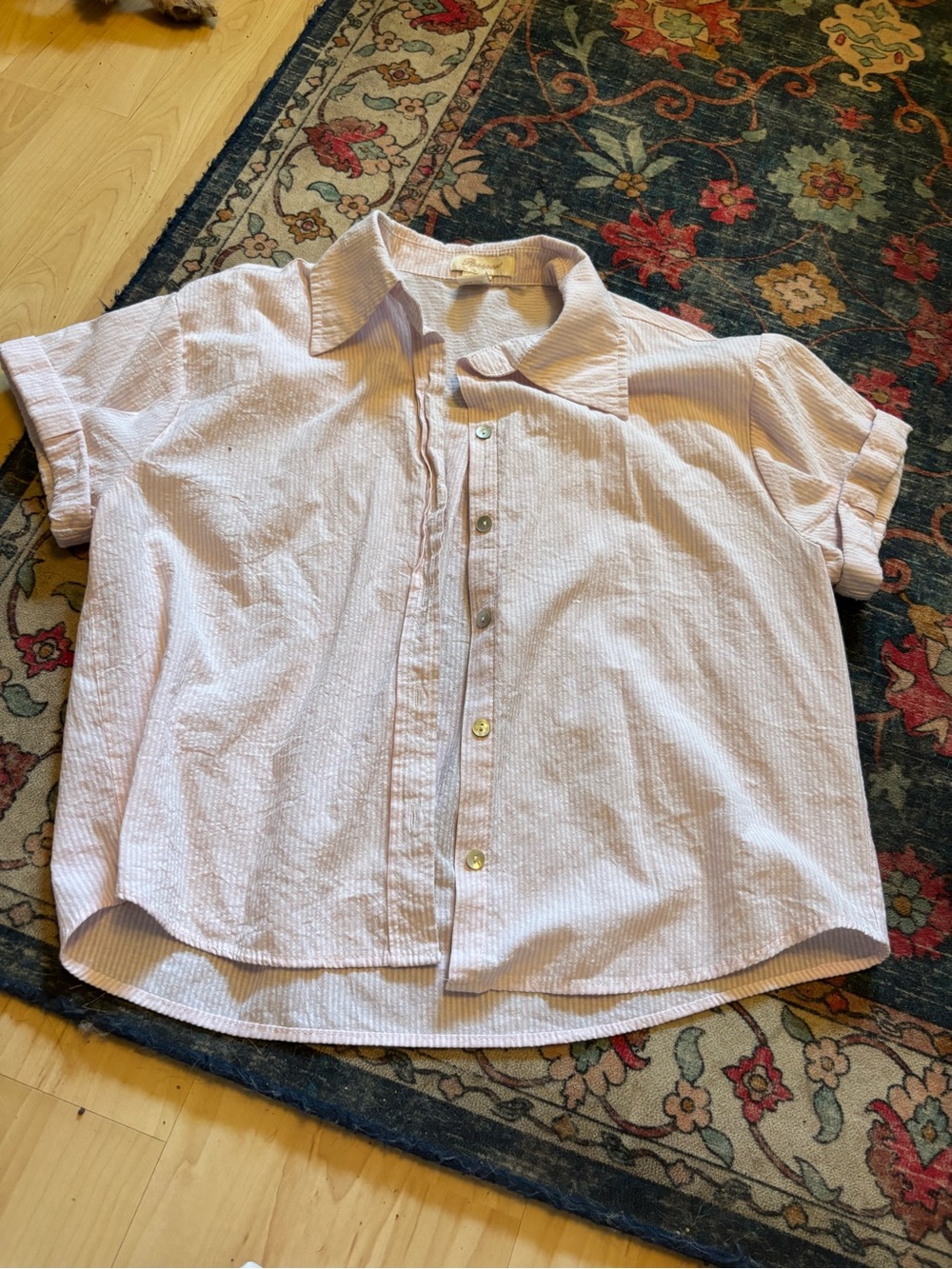 Passport Light Pink Striped Shirt